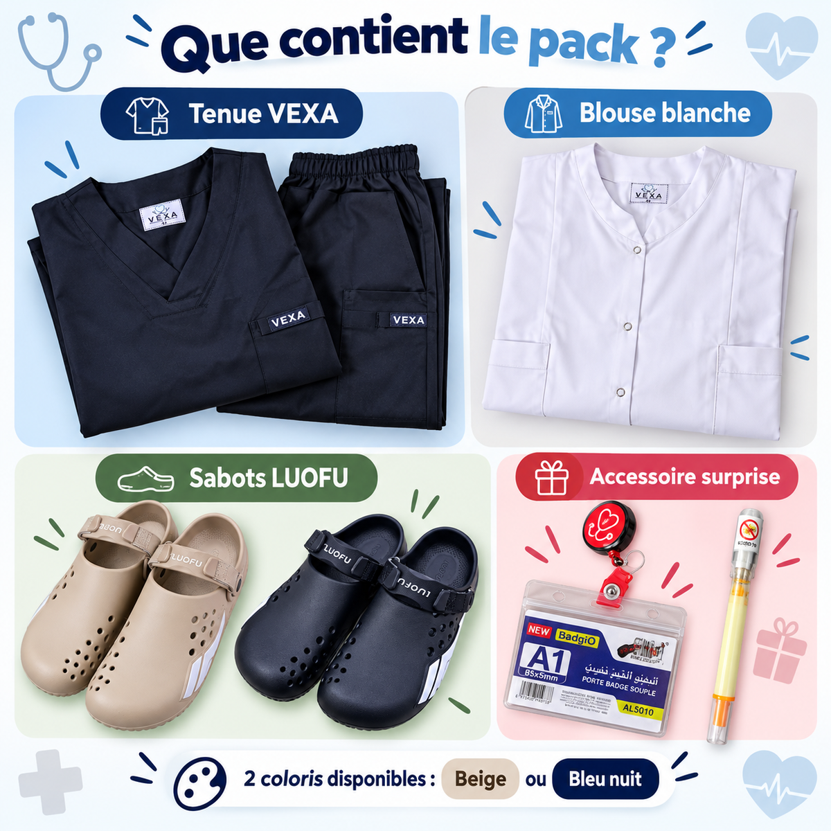 Pack Médical Premium VEXA — Équipement Complet 4 en 1 🩺
