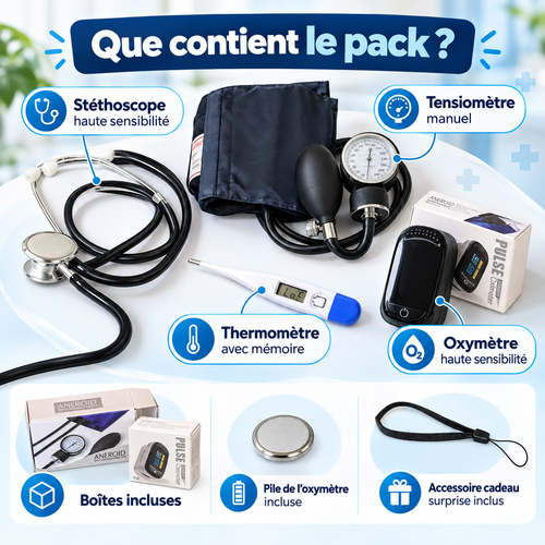 Pack Médical Essentiel 4 en 1 🩺