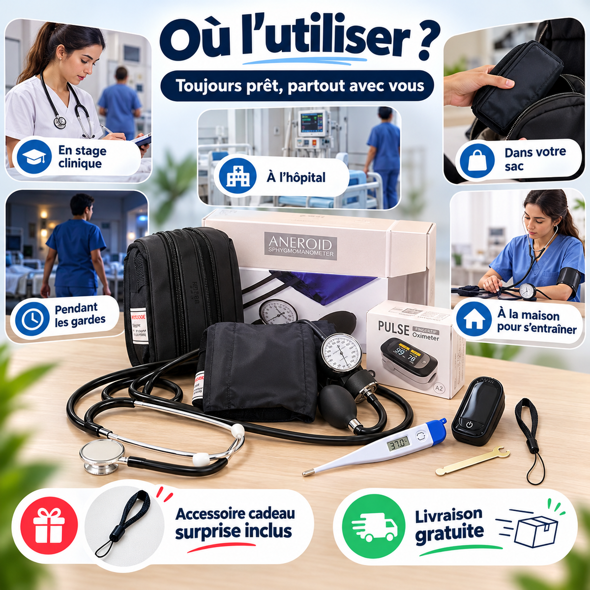 Pack Médical Essentiel 4 en 1 🩺